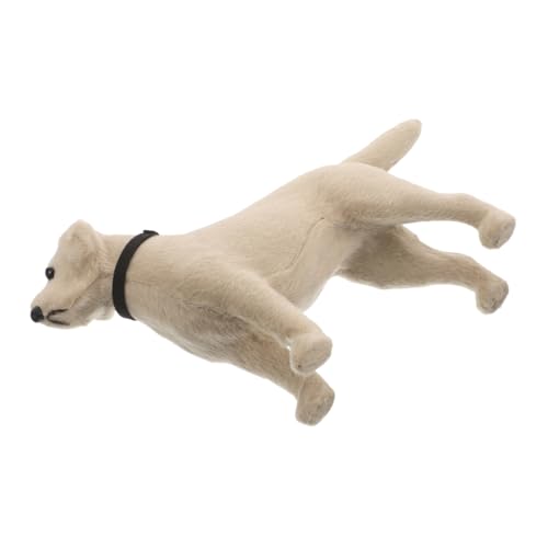 TOYANDONA Labrador-hundestatue Detaillierte Simulation Für Heimdekoration Und Schreibtisch Perfektes Für Hundeliebhaber Und Sammler von TOYANDONA
