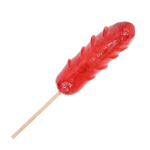 TOYANDONA Simuliertes Modell des Barbecue -spießs Realistisches Spielzeugfutter Simuliertes Fleisch Lebensmittelspielzeugsimulation Lebensechte Lebensmittelverzierung Grillspieß PVC von TOYANDONA