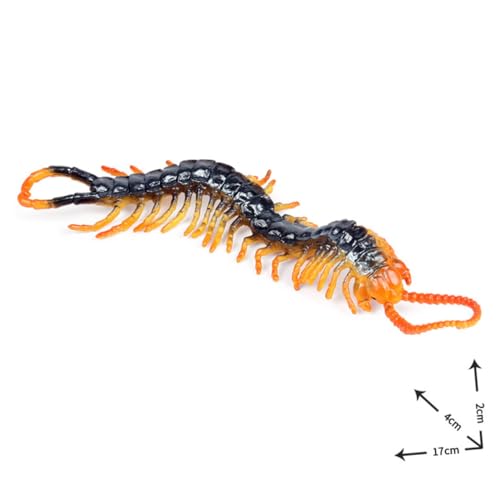 TOYANDONA Simuliertes Vielfüßler aus Kunststoff Realistisches Wildtiermodell Lustiges Party Prank Favor für Detailgetreues Handliches Kunststoffmodell Sammeln TOYANDONA Simuliertes Vielfüßler aus Kunststoff Realistisches Wildtiermodell Lustiges Party Prank Favor für Detailgetreues Handliches Kunststoffmodell Sammeln von TOYANDONA