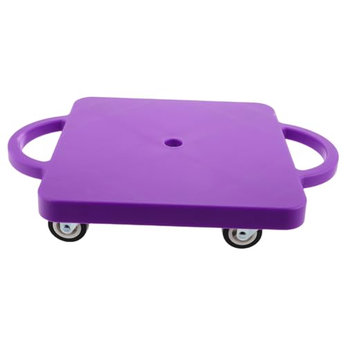 TOYANDONA -Skateboard -Skateboard Lenkrad Sensorische Tafel Montessori-autospielzeug Tafel Für Sensorische Aktivitäten Geräte Zur Sensorischen Integration Plastik Violett von TOYANDONA