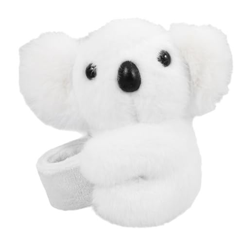TOYANDONA Snap Armband Deko für Fahrradlenker Plüsch Panda Design Vielseitig Einsetzbar als Fahrrad und Handgelenkaccessoire für Motorräder und Bikes Langlebig Plüsch Gefertigt von TOYANDONA
