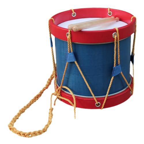TOYANDONA Snare Drum mit Schlagzeugstöcken Pädagogisches Percussion Instrument für Mädchen und Jungen Fördert Rhythmusgefühl und Selbstvertrauen Sicheres Musikspielzeug für Kindergeburtstag von TOYANDONA