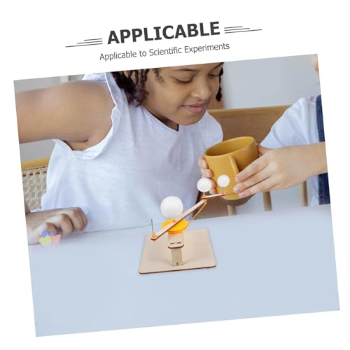 TOYANDONA Solar System Modell DIY Lehrmittel für Schule Astronomie Lernspielzeug Erde Mond Sonne Demonstration Wissenschaftliches Bastelset Kreatives Lernspielzeug von TOYANDONA