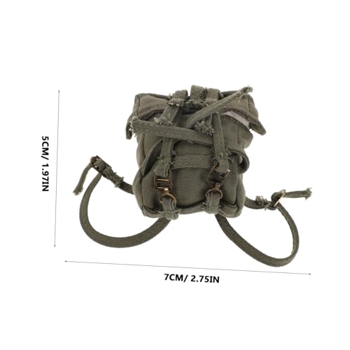 TOYANDONA Soldier Doll Backpack Scale Stoffrucksack mit Realistischem Doppel-schulterdesign Leicht und Komfortabel für Rollenspiel und Actionfigur Zubehör TOYANDONA Soldier Doll Backpack Scale Stoffrucksack mit Realistischem Doppel-schulterdesign Leicht und Komfortabel für Rollenspiel und Actionfigur Zubehör von TOYANDONA