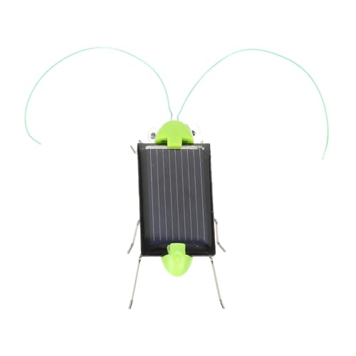 TOYANDONA Sonnenheuschrecke solarbetriebenes Solarspielzeug für kinderspielzeug Formen lustiges kniffliges elektronische Komponenten Green von TOYANDONA