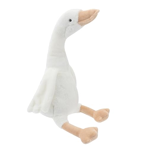 TOYANDONA Soothing Weiße Plüschpuppe Kuscheliges Stofftier Schlafzimmerdekoration für Junge Mädchen von TOYANDONA
