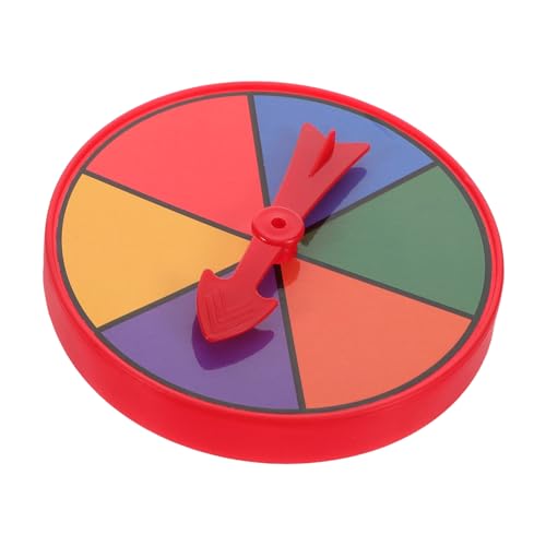 TOYANDONA Spiel Drehscheibe Spinnrad Brett Kleines Spinnrad Spinnrad Sensorisches Brettspiel Zubehör Kleines Spinnrad Finger Lustige Gadgets Kunststoff von TOYANDONA