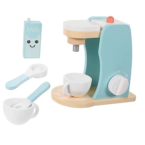 TOYANDONA Spielhaus küchenspielzeug für Kitchen Toys for Frühe Entwicklung holzspielsachen Kaffeespielzeug für Kleinkinder Kaffeemaschine hölzern TOYANDONA Spielhaus küchenspielzeug für Kitchen Toys for Frühe Entwicklung holzspielsachen Kaffeespielzeug für Kleinkinder Kaffeemaschine hölzern von TOYANDONA