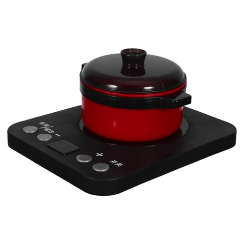 TOYANDONA Spielküchenspielzeug Kinderspielzeugküche Kinderkochspielzeug Spielküche Haushaltsgeräte Simulation Küchenspielzeug Induktionsherd Küchengeschirr Küchenspielzeug Für von TOYANDONA