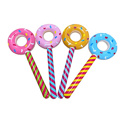 TOYANDONA Spielzeug Für Kinder 4 Stück Donut Aufblasbarer Stick Sommerspielzeug Baby Sommerspielzeug Sommerballons Kinderpartygeschenke Goodie Bags Aufblasbarer Lutscher Sommer Aufblasbares TOYANDONA Spielzeug Für Kinder 4 Stück Donut Aufblasbarer Stick Sommerspielzeug Baby Sommerspielzeug Sommerballons Kinderpartygeschenke Goodie Bags Aufblasbarer Lutscher Sommer Aufblasbares von TOYANDONA
