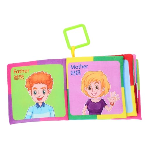 TOYANDONA Spielzeug Kinderbücher Stoffbuch Lesestoff Baby Erdfarben von TOYANDONA
