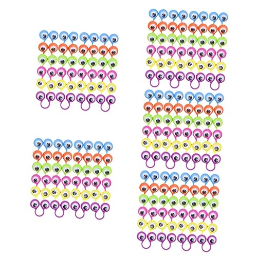 TOYANDONA Spielzeuge 120 STK Große Augen Ringen Marionetten-augäpfel Fingeraugenpuppe Finger Augapfelring Spielzeug Augenring Augen-fingerpuppe Aus Kunststoff Kind Abgeben Puzzle Plastik von TOYANDONA