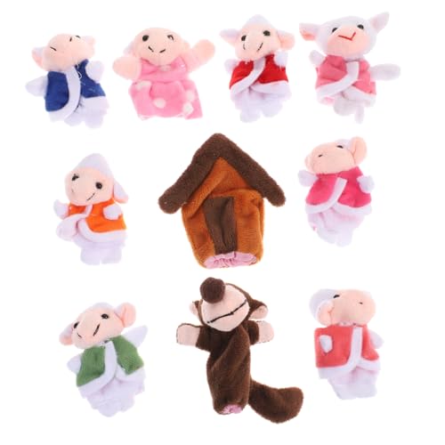 TOYANDONA Spielzeugfinger Fingerspielzeug Für Lustiges Fingerspielzeug Lamm Fingerspielzeug Colorful TOYANDONA Spielzeugfinger Fingerspielzeug Für Lustiges Fingerspielzeug Lamm Fingerspielzeug Colorful von TOYANDONA