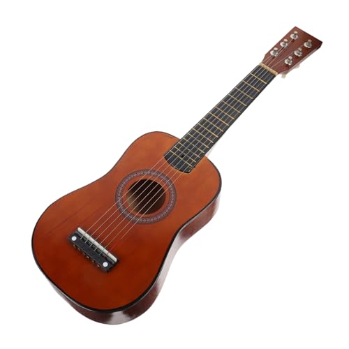 TOYANDONA Spielzeuggitarre Aus Holz Ukulele Üben Gitarre Für Erwachsene Gitarre Für Anfänger Gitarrengeschenk Musikinstrument Gitarren- Gitarrenspielzeug Für Kleine Ukulele von TOYANDONA