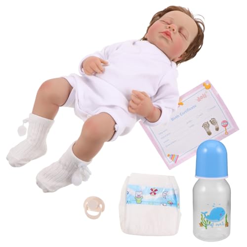 TOYANDONA Spielzeugpuppen Mit Kleidung Babypuppen Kuschelpuppen Realistische Babypuppen Simulationspuppe Kleine Babypuppe Kleidung Gefälschte Jungen Babypuppe Süße TOYANDONA Spielzeugpuppen Mit Kleidung Babypuppen Kuschelpuppen Realistische Babypuppen Simulationspuppe Kleine Babypuppe Kleidung Gefälschte Jungen Babypuppe Süße von TOYANDONA
