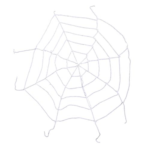 TOYANDONA Spinnennetz spannen Halloween Spielzeug Halloween Toys Glitzervorhang aus Perlen Halloween-Dekoration gefälschtes Spinnennetz gruseliges Spinnennetz extra groß schmücken Kleidung von TOYANDONA
