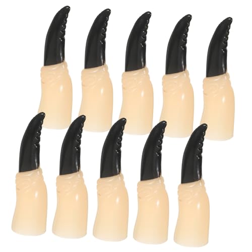 TOYANDONA Spooky Hexen Fingernägel Teilig Langes Krallen Design für Halloween Cosplay Kostüm Gruselige Verkleidung Zubehör Praktische Fingerhüllen für Hexe Zombie und Zauberer TOYANDONA Spooky Hexen Fingernägel Teilig Langes Krallen Design für Halloween Cosplay Kostüm Gruselige Verkleidung Zubehör Praktische Fingerhüllen für Hexe Zombie und Zauberer von TOYANDONA
