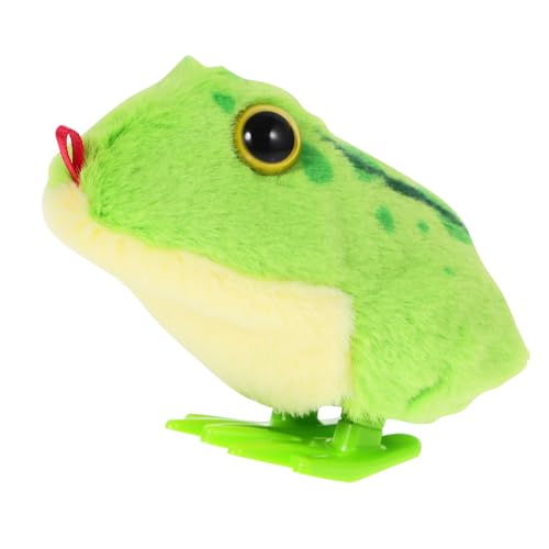 TOYANDONA Springender Frosch Aufziehspielzeug für Niedliches Sicheres und Langlebiges Plüschtier als Neujahrsgeschenk für Partys und Osterüberraschungen TOYANDONA Springender Frosch Aufziehspielzeug für Niedliches Sicheres und Langlebiges Plüschtier als Neujahrsgeschenk für Partys und Osterüberraschungen von TOYANDONA