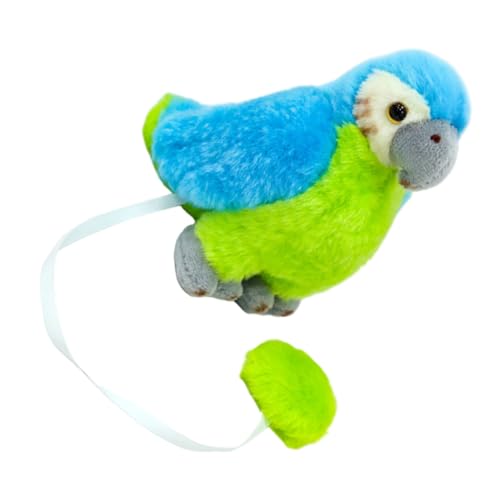 TOYANDONA Stehendes Schulterpapagei - Papageien -Cosplay -Accessoire Blaupapier Cosplay Requisite ausgestopfter Papagei auf der Schulter Papageienschulterzubehör Plüsch von TOYANDONA