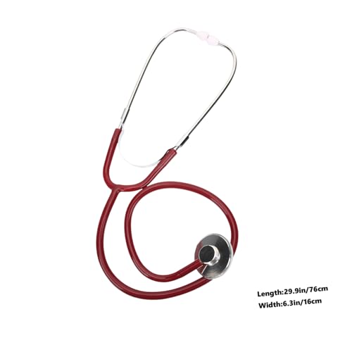 TOYANDONA Stethoskop Realistisches Rollenspiel Arzt Zubehör aus Kunststoff und Edelstahl Pädagogisch Fördernd für Jungen und Mädchen Ab Jahren Rosa TOYANDONA Stethoskop Realistisches Rollenspiel Arzt Zubehör aus Kunststoff und Edelstahl Pädagogisch Fördernd für Jungen und Mädchen Ab Jahren Rosa von TOYANDONA