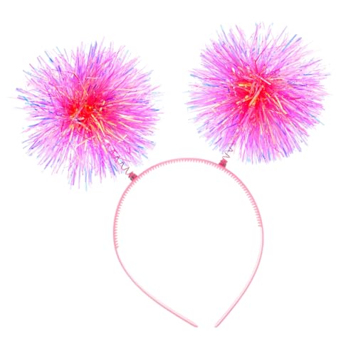 TOYANDONA Stirnband LED-Stirnband Haarnadel-Stirnband Federn Geburtstagshut Bands party kopfschmuck partydekoration Stirnbänder Geburtstags-Pom-Pom-Stirnband Plastik Rosa TOYANDONA Stirnband LED-Stirnband Haarnadel-Stirnband Federn Geburtstagshut Bands party kopfschmuck partydekoration Stirnbänder Geburtstags-Pom-Pom-Stirnband Plastik Rosa von TOYANDONA