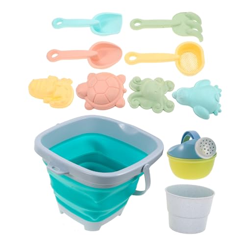 TOYANDONA Spielzeugeimer Teiligem Sandspielzeugset Zusammenklappbare Strandwerkzeuge Für Junge Mädchen Faltbar Für Unterwegs Für Sandkästen Und Outdoor-Spiele TOYANDONA Spielzeugeimer Teiligem Sandspielzeugset Zusammenklappbare Strandwerkzeuge Für Junge Mädchen Faltbar Für Unterwegs Für Sandkästen Und Outdoor-Spiele von TOYANDONA