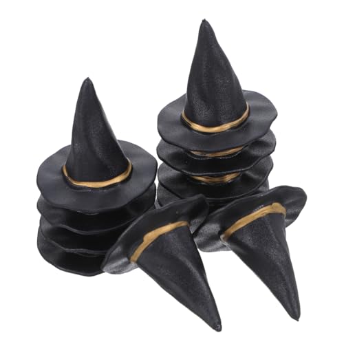 TOYANDONA Stück Hexenhüte für Puppenhäuser Weinflaschen Stopfen Party Dekorationen und Bastelzubehör für Halloween Feiern TOYANDONA Stück Hexenhüte für Puppenhäuser Weinflaschen Stopfen Party Dekorationen und Bastelzubehör für Halloween Feiern von TOYANDONA