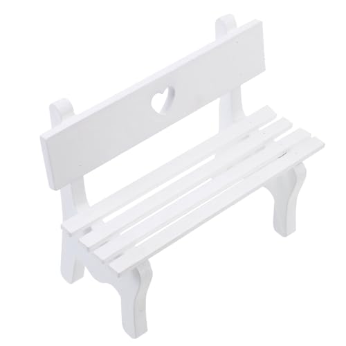 TOYANDONA Mini Holzbank Modell Stuhl Für Puppenhaus Realistische Miniatur Szene Zubehör TOYANDONA Mini Holzbank Modell Stuhl Für Puppenhaus Realistische Miniatur Szene Zubehör von TOYANDONA
