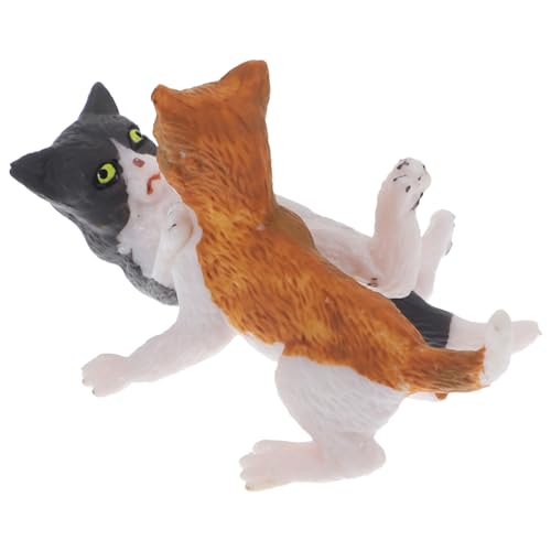 TOYANDONA Süße Katzenfigur Dekoration Mini Katzenstatue Für Wohnzimmer Niedliches Cartoon Katzenmodell Als Wohnaccessoire Katzendekoration TOYANDONA Süße Katzenfigur Dekoration Mini Katzenstatue Für Wohnzimmer Niedliches Cartoon Katzenmodell Als Wohnaccessoire Katzendekoration von TOYANDONA