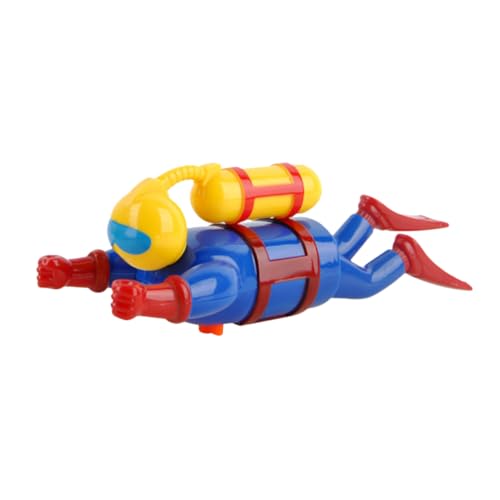 TOYANDONA Taucherpuppe Karikatur Kleinkind Badespielzeug für im Alter von 1–3 Jahren Taucher Figur Schwimmspielzeug Badespielzeug zum Aufziehen Babybadspielzeug Badewanne Plastik Blau TOYANDONA Taucherpuppe Karikatur Kleinkind Badespielzeug für im Alter von 1–3 Jahren Taucher Figur Schwimmspielzeug Badespielzeug zum Aufziehen Babybadspielzeug Badewanne Plastik Blau von TOYANDONA