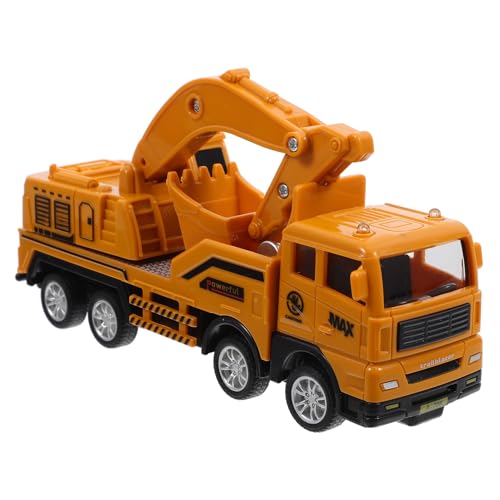 TOYANDONA Technisches Spielzeugfahrzeug Cartoon-Kunststoff-LKW Lustiges LKW-Modell Entzückendes LKW- Bauauto Party-Truck-Modell Bagger-spielzeugmodell Abs Yellow TOYANDONA Technisches Spielzeugfahrzeug Cartoon-Kunststoff-LKW Lustiges LKW-Modell Entzückendes LKW- Bauauto Party-Truck-Modell Bagger-spielzeugmodell Abs Yellow von TOYANDONA