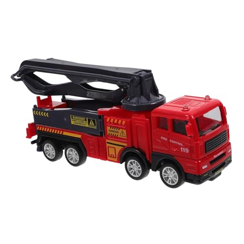 TOYANDONA Technisches Spielzeugfahrzeug Kleines Autospielzeugmodell Kleines LKW- Modell Eines Feuerwehrautos Lustiges LKW-Modell Lustiges Feuerwehrfahrzeug Auto Metall von TOYANDONA