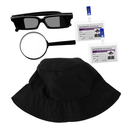TOYANDONA Teiliges Detektiv Kostüm für Halloween und Party Inklusive Hut Lupe Metallbrille und Weiteren Requisiten für Detektiv und Spion Rollenspiele Geeignet für Erwachsene TOYANDONA Teiliges Detektiv Kostüm für Halloween und Party Inklusive Hut Lupe Metallbrille und Weiteren Requisiten für Detektiv und Spion Rollenspiele Geeignet für Erwachsene von TOYANDONA
