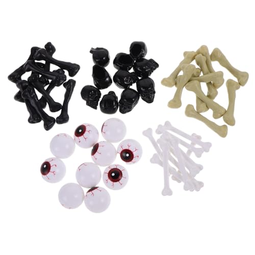 TOYANDONA Teiliges Halloween Dekorationsset mit Realistischen Hohlen Augenbällen Knochen und Kleinen Totenschädeln Gruselige Schädel Requisiten für Party Trick Treat und Cosplay Vielseitig TOYANDONA Teiliges Halloween Dekorationsset mit Realistischen Hohlen Augenbällen Knochen und Kleinen Totenschädeln Gruselige Schädel Requisiten für Party Trick Treat und Cosplay Vielseitig von TOYANDONA