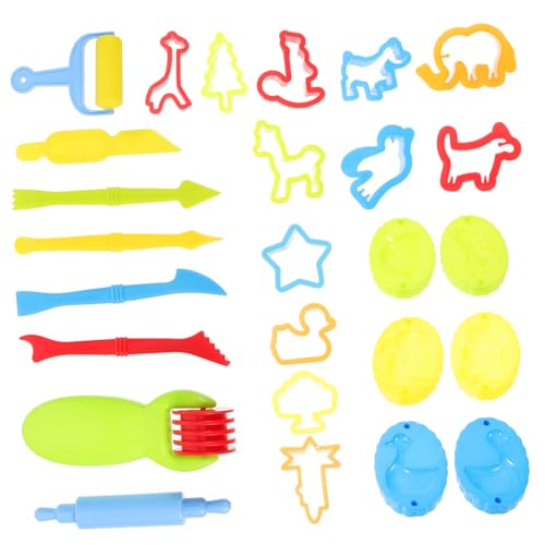 TOYANDONA Teiliges Knetwerkzeug mit Bunten Clay Formen Handliche Modellierwerkzeuge für Kreatives und Motorischer Fähigkeiten für Kindergarten und Familienzeit TOYANDONA Teiliges Knetwerkzeug mit Bunten Clay Formen Handliche Modellierwerkzeuge für Kreatives und Motorischer Fähigkeiten für Kindergarten und Familienzeit von TOYANDONA