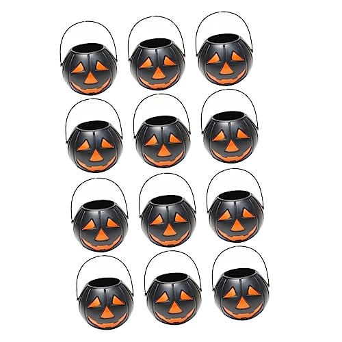 TOYANDONA Teiliges Mini Kürbis Eimer für Halloween Deko Süßigkeiten Halter Kreative Party Accessoires für Trick Treat Leicht und Tragbar für Familienfeiern und Feste TOYANDONA Teiliges Mini Kürbis Eimer für Halloween Deko Süßigkeiten Halter Kreative Party Accessoires für Trick Treat Leicht und Tragbar für Familienfeiern und Feste von TOYANDONA