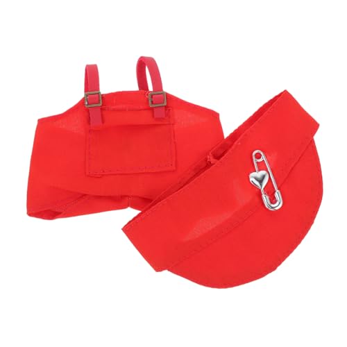 TOYANDONA Teiliges Puppenkleidungsset Rot Puppenbekleidung Vielseitige Plüschkleidung für Verschiedene Puppen für Sammler und Fantasievolles Rollenspiel TOYANDONA Teiliges Puppenkleidungsset Rot Puppenbekleidung Vielseitige Plüschkleidung für Verschiedene Puppen für Sammler und Fantasievolles Rollenspiel von TOYANDONA