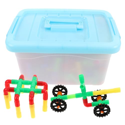 TOYANDONA Teiliges Rohrbaukasten Bunte Rohre und Bausteine Pädagogisches Steckspielzeug für Räumliche Vorstellungskraft Fördert Farberkennung und Motorische Entwicklung Drinnen und Draußen TOYANDONA Teiliges Rohrbaukasten Bunte Rohre und Bausteine Pädagogisches Steckspielzeug für Räumliche Vorstellungskraft Fördert Farberkennung und Motorische Entwicklung Drinnen und Draußen von TOYANDONA