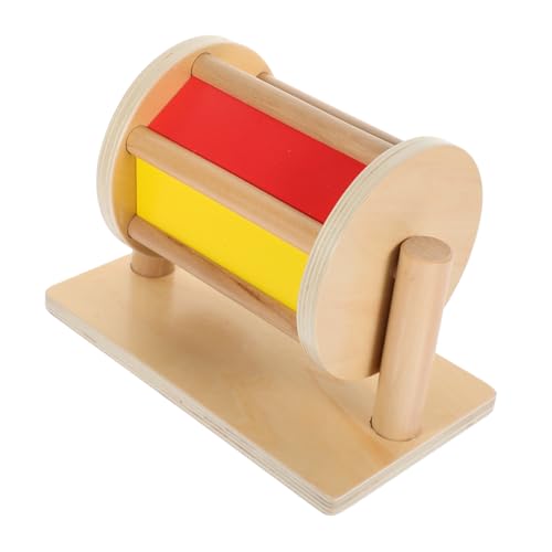 TOYANDONA Textiles Trommelspielzeug für kinderspielzeug kinderknallzeug geschenketueten adventsgeschenke Textiltrommelmodell Textiltrommelspielzeug Holz von TOYANDONA