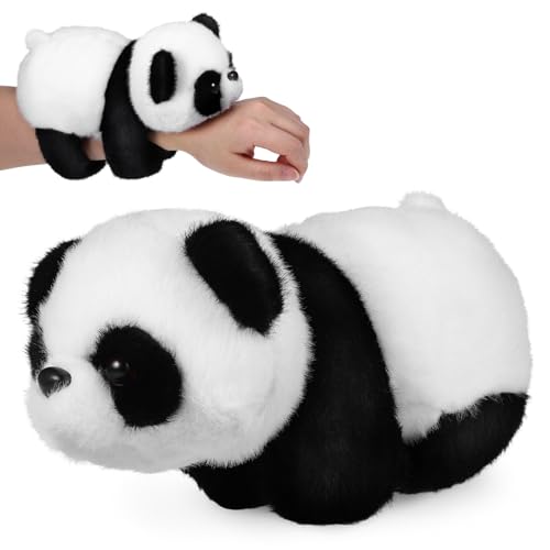 TOYANDONA Tier-Klaps-Armband, 1 Stück, Panda-Armband, Stofftier-Plüsch-Armband, Hugger-Panda-Armband für Kindergeburtstag, Dschungel-Partygeschenke TOYANDONA Tier-Klaps-Armband, 1 Stück, Panda-Armband, Stofftier-Plüsch-Armband, Hugger-Panda-Armband für Kindergeburtstag, Dschungel-Partygeschenke von TOYANDONA