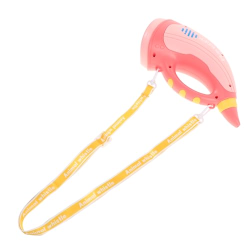 TOYANDONA Tier-Rallye-Pfeife Hornspielzeug Mit Tiergeräuschen Für Tierrufhorn Mit Tierischen Geräuschen Tierrufspielzeug Realistischer Tierruf Spielzeughupe Rosa Plastik von TOYANDONA