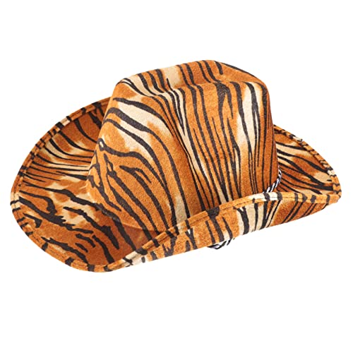 TOYANDONA Tiger-cowboy-hut Hut Mit Tiger-print Kappe Tigerdruck Kostüm Hut Glitzernder Paillettenhut Cowboyhut Frauen Cowboyhüte Cowgirl-hut Hut Glitzern Kostüm Für Frauen Cowgirl-kostüm Eva TOYANDONA Tiger-cowboy-hut Hut Mit Tiger-print Kappe Tigerdruck Kostüm Hut Glitzernder Paillettenhut Cowboyhut Frauen Cowboyhüte Cowgirl-hut Hut Glitzern Kostüm Für Frauen Cowgirl-kostüm Eva von TOYANDONA