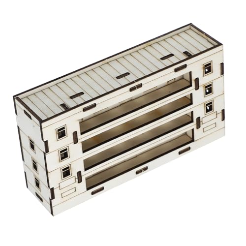 TOYANDONA Tiny House Building Kit DIY Miniaturprojekte Kleines Holzhausmodell Miniaturgebäude Stadtbüro Für Puppenhauszubehör TOYANDONA Tiny House Building Kit DIY Miniaturprojekte Kleines Holzhausmodell Miniaturgebäude Stadtbüro Für Puppenhauszubehör von TOYANDONA