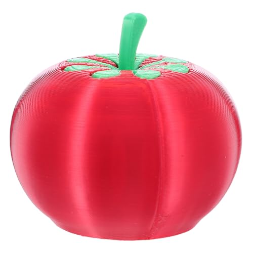 TOYANDONA Tomaten -Twist -spielzeuge Drehspielzeug Spielzeugtomaten Lustiges Kawaii Tomatenspielzeug in Tomatenform Tomaten Simulation Abs Rot von TOYANDONA