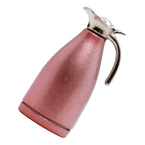 TOYANDONA Topfdekoration Wasserkocher Spielzeughaus Wasserkrüge Minikessel Foto Requisite Minikrug Modell Küchenrequisiten Minihauszubehör Minihausmöbel Requisite Rosa Metall von TOYANDONA