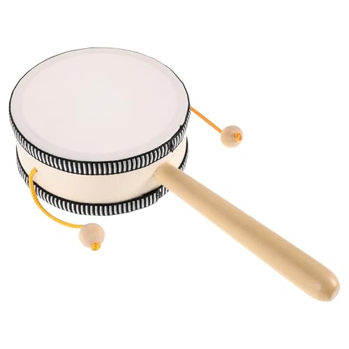 TOYANDONA Traditionelle Handheld Monkey Drum Children Percussion Musical Instrument Kleinkinder Chinesische Drum Für Kindergartenaufführungen von TOYANDONA