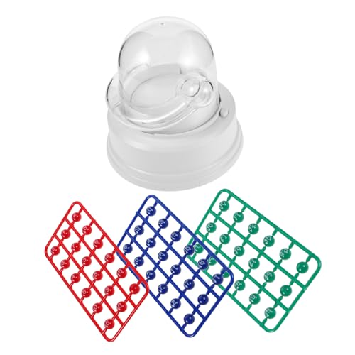 TOYANDONA Tragbare Lotteriemaschine Bingo -Spielzubehör Mini -Bingo für Partys Mini -Lotto -Spielmaschine Glückskugelmaschine -Jackpot -Maschine -Ball-Maschine Plastik von TOYANDONA
