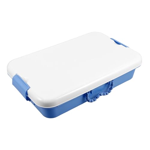 TOYANDONA Tragbare Sandkastenbox mit Deckel aus Robustem Kunststoff Handlicher Sandspielzeug Aufbewahrungskasten Kleiner Outdoor Sandkasten für Multifunktionale Spielzeugbox von TOYANDONA