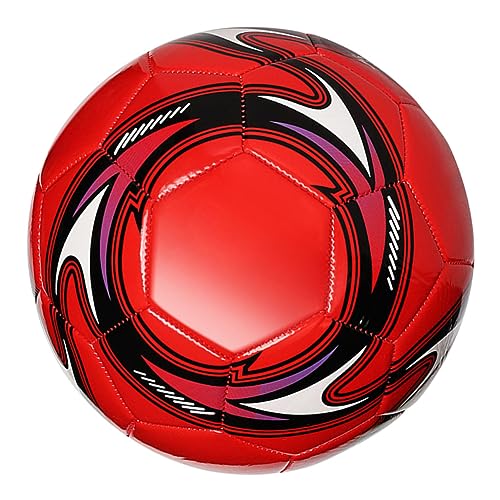 TOYANDONA Fußbälle Für Jungen Und Mädchen Fußball Größe 5 PVC Rot Indoor-Training Für Kleinkinder Fuß Jungen Und Mädchen Fußball TOYANDONA Fußbälle Für Jungen Und Mädchen Fußball Größe 5 PVC Rot Indoor-Training Für Kleinkinder Fuß Jungen Und Mädchen Fußball von TOYANDONA
