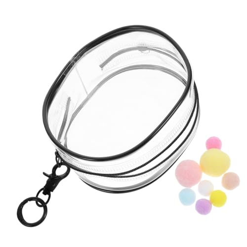 TOYANDONA Transparente Puppentrage Mini PVC Aufbewahrungstasche mit Reißverschluss Schlüsselanhänger für Puppen Display und Organizer Tragbare Figurentasche für Spielzeugzubehör und TOYANDONA Transparente Puppentrage Mini PVC Aufbewahrungstasche mit Reißverschluss Schlüsselanhänger für Puppen Display und Organizer Tragbare Figurentasche für Spielzeugzubehör und von TOYANDONA